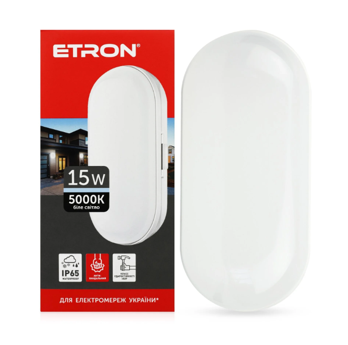 Светильник светодиодный ETRON Communal 1-ESP-505-E 15W 5000К ellipse