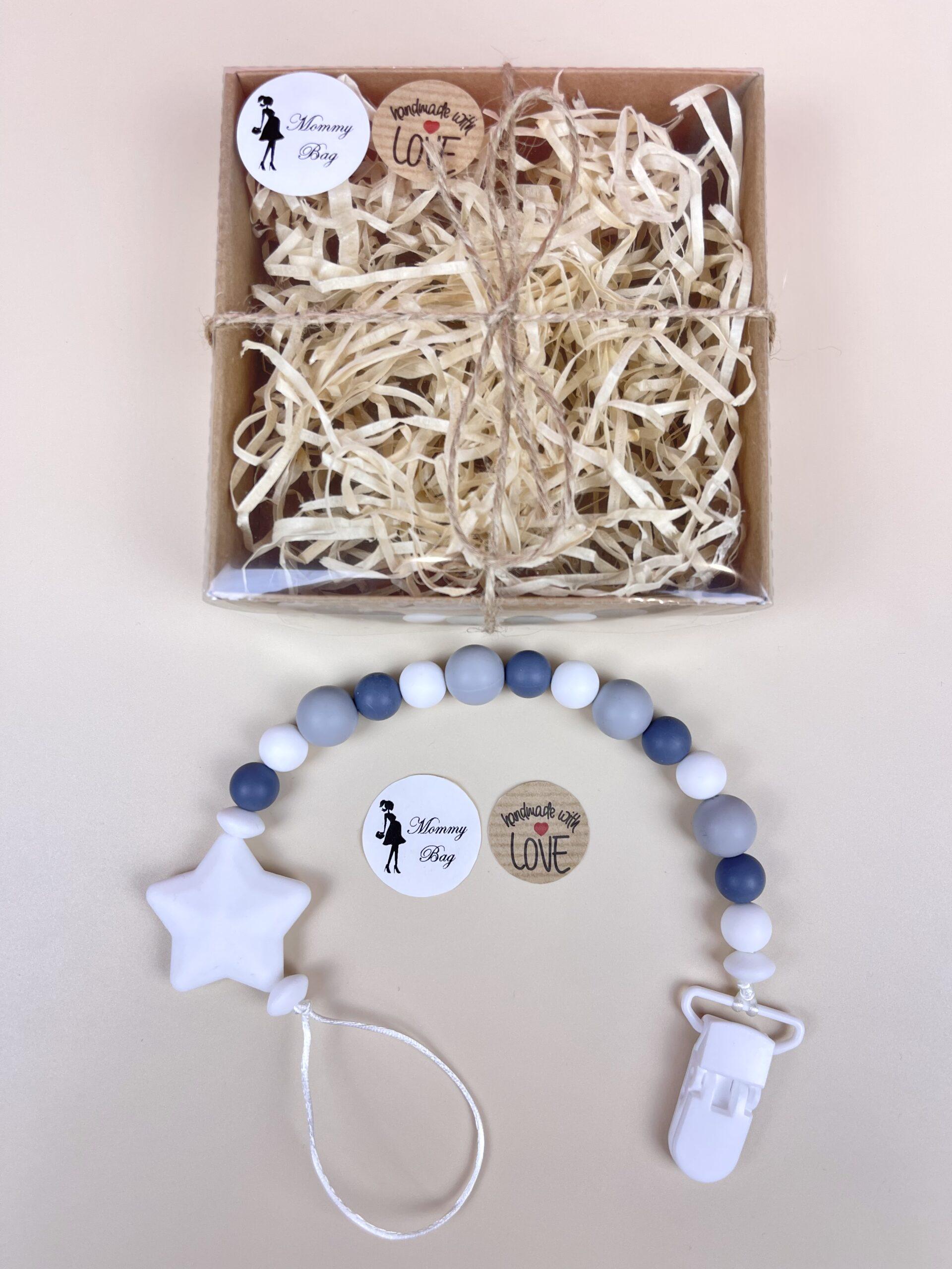 Держатель для пустышки Mommy Bag Молочно-серый (631) - фото 5 Держатель для пустышки Mommy Bag Молочно-серый (631) - фото 5