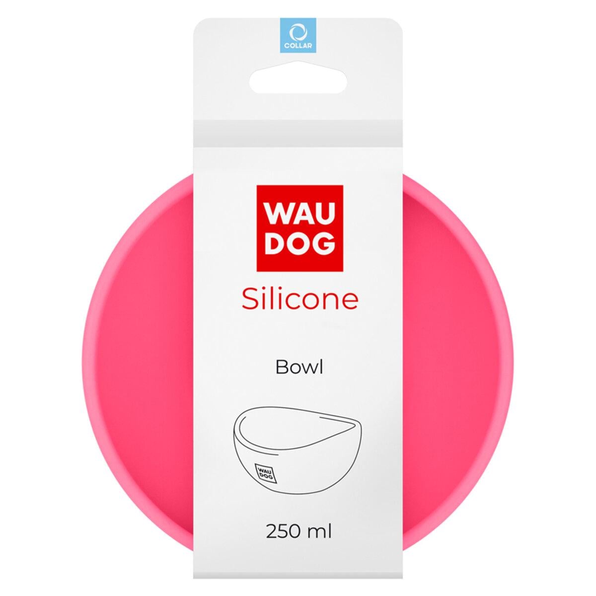 Миска WAUDOG Silicone 250 мл Розовый