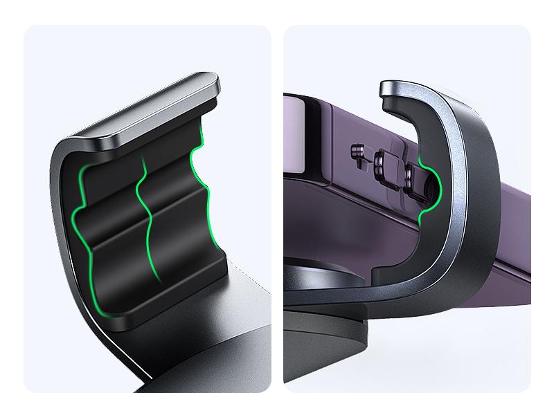 Держатель для телефона в машину UGREEN LP130 алюминиевый на вентиляционную сетку Black (15814) - фото 2 Держатель для телефона в машину UGREEN LP130 алюминиевый на вентиляционную сетку Black (15814) - фото 2