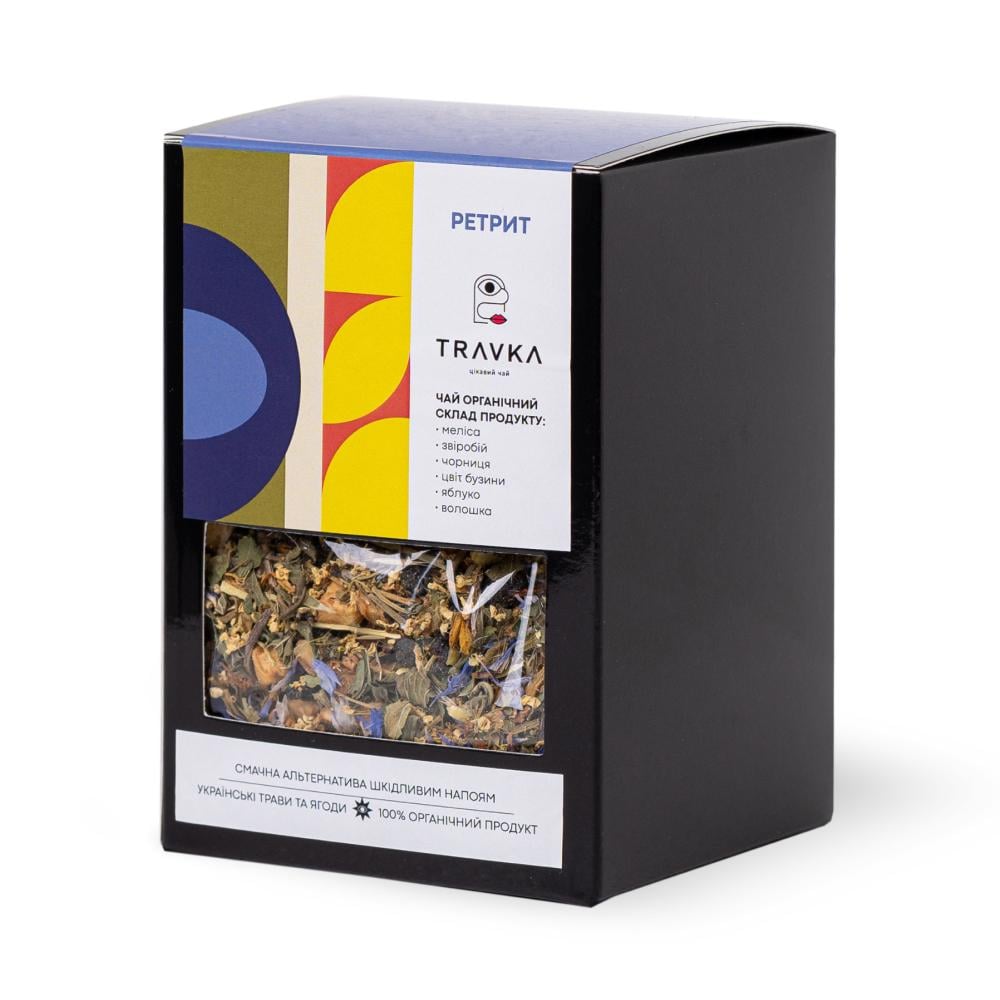 Чай трав'яний органічний ручного збору Travka Ретрит 100 г (00001)