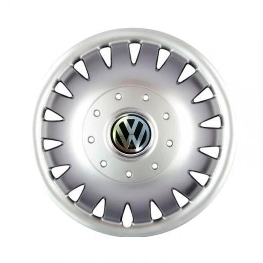 Автомобильные колпаки SKS 320 R15 с логотипом Volkswagen 4 шт. Серебристый