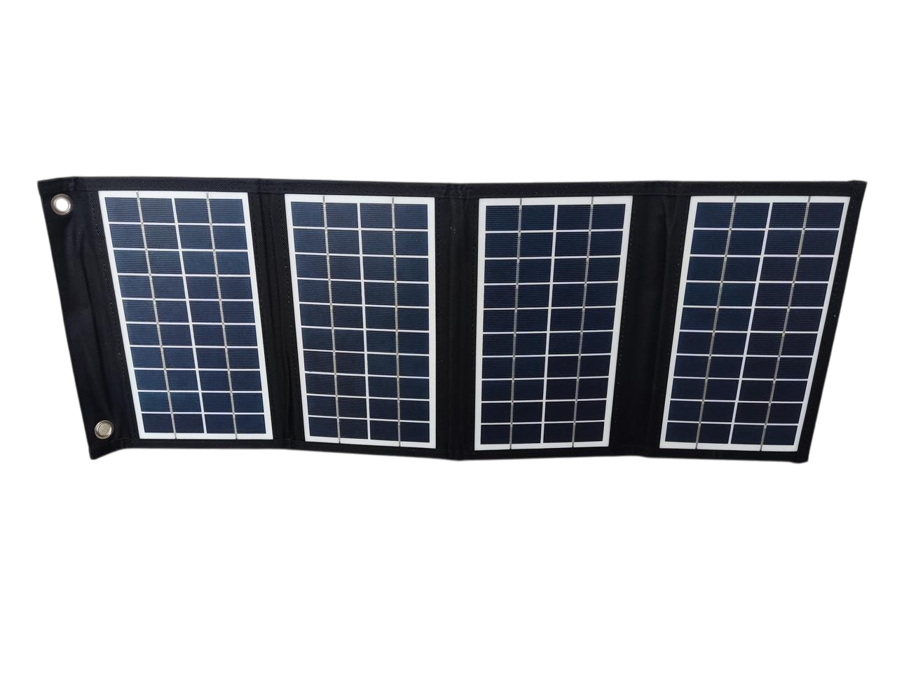 Панель солнечная складная портативная 50W Черный