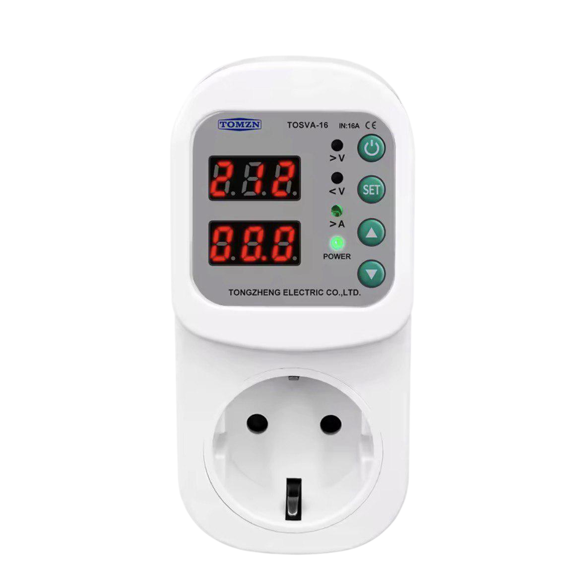 Реле напряжения в розетку Tomzn Tosva-16 230V 16A (TomznTosva-16)