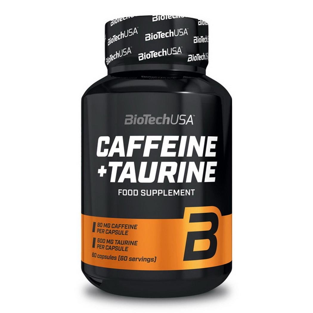 Кофеїн і таурин BioTech USA Caffeine+Taurine 60 капс. (20897-01)