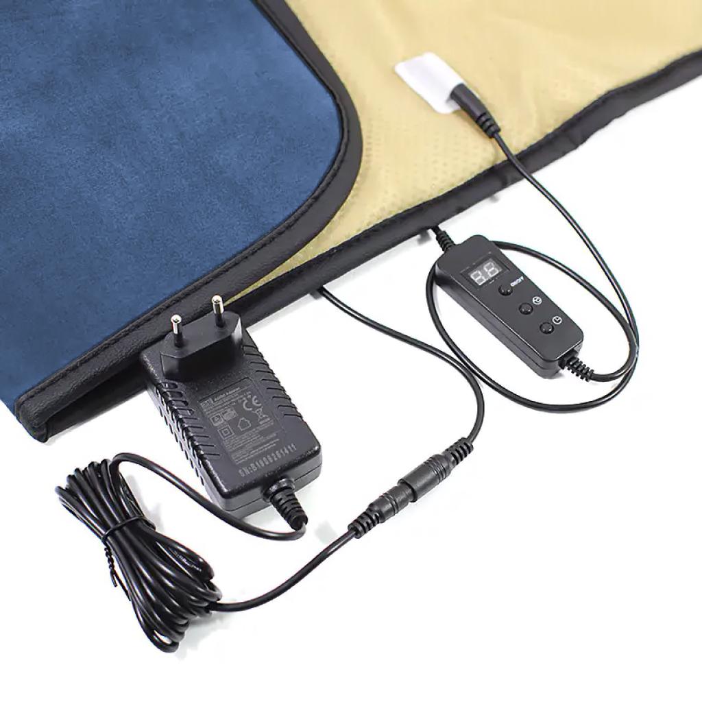 Накидка на кресло Anyuekang 0806 с подогревом Dark Blue (1489807) - фото 5 Накидка на кресло Anyuekang 0806 с подогревом Dark Blue (1489807) - фото 5