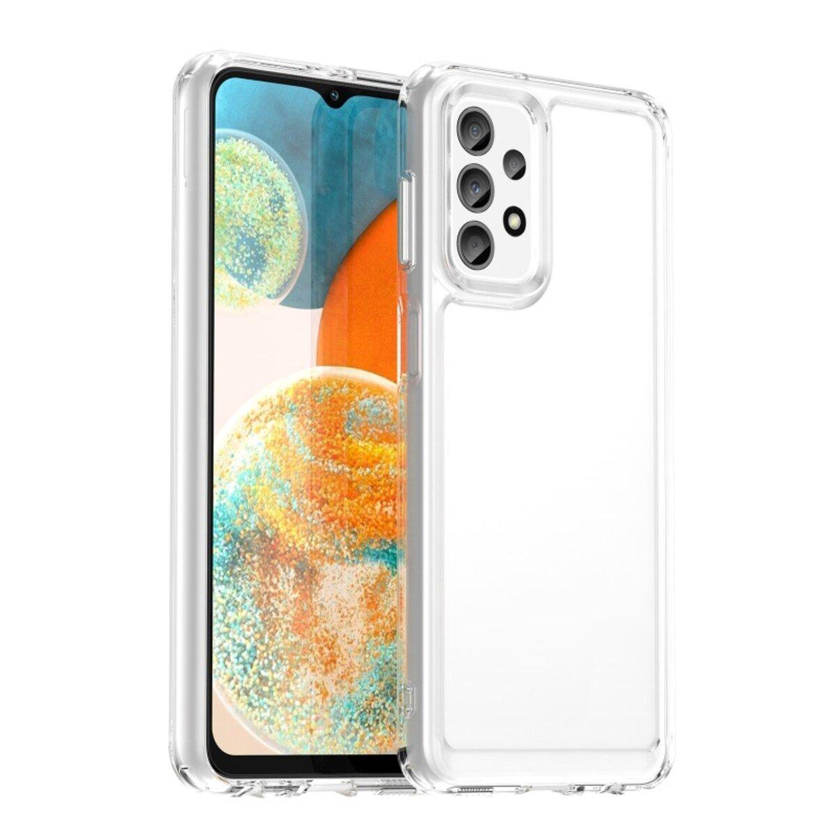 Противоударный чехол для Samsung Galaxy A23 4G Cosmic Clear Color 2 mm / Transparent