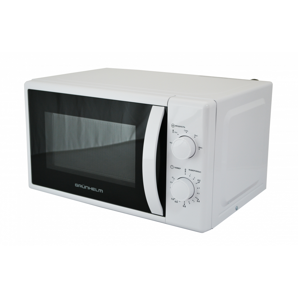Мікрохвильова піч Grunhelm 20MX720-W 20 л 700 Вт Білий (78816941) - фото 2