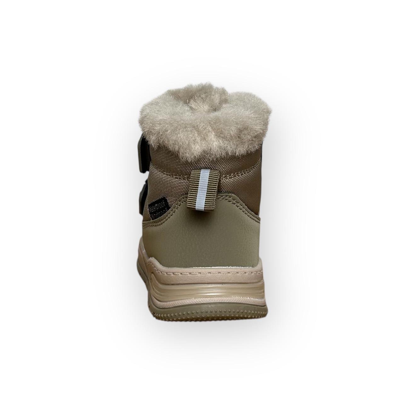 Сапоги детские зимние для мальчика ТОМ.М с подсветкой р. 24/15,5 см Хаки (29786232) - фото 5