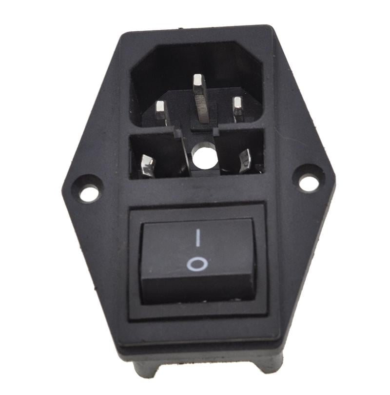 Разъем сетевой с тумблером под предохранитель (кн641)