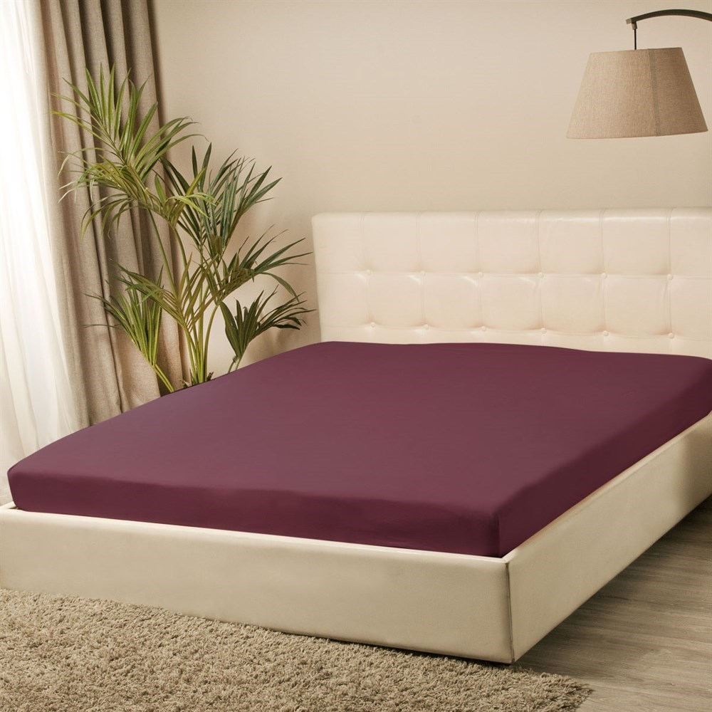 Простынь из бязи Марсала 240х220 см Простынь из бязи Марсала 240х220 см