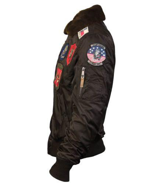 Бомбер Top Gun B-15 with patches S Brown (TGJ1542PBRS) - фото 2 Бомбер Top Gun B-15 with patches S Brown (TGJ1542PBRS) - фото 2