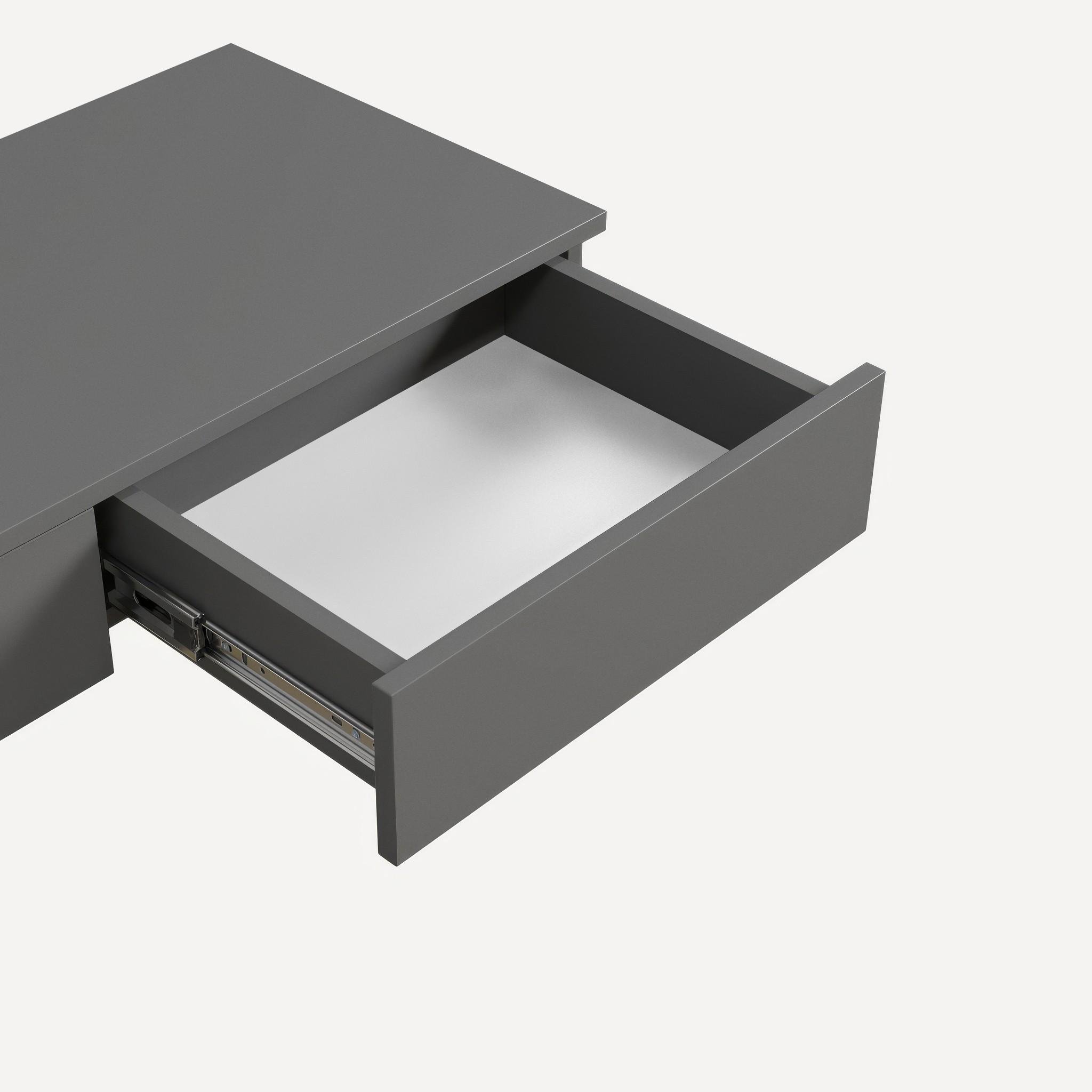 Туалетный стол подвесной FT-226 1000x310x186 мм Антрацит - фото 4 Туалетный стол подвесной FT-226 1000x310x186 мм Антрацит - фото 4