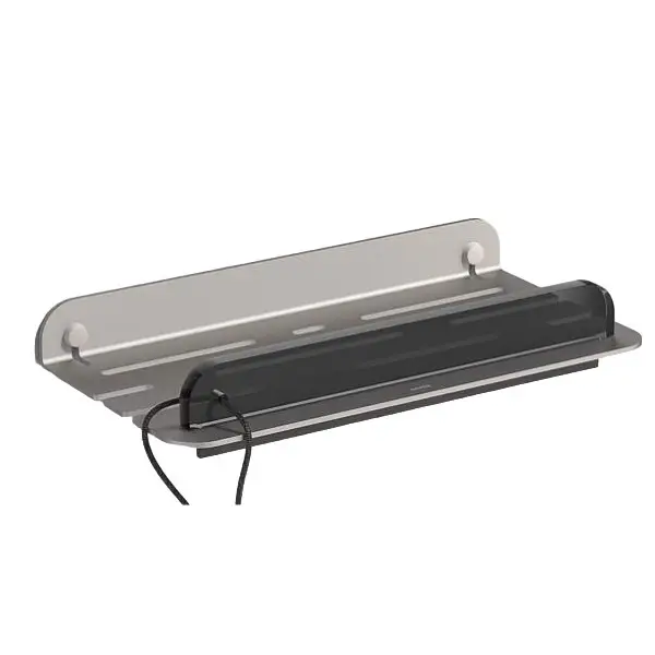 Полка со скребком Sonia Quick Aluminium Steel 300х51х151 мм (185573) Полка со скребком Sonia Quick Aluminium Steel 300х51х151 мм (185573)
