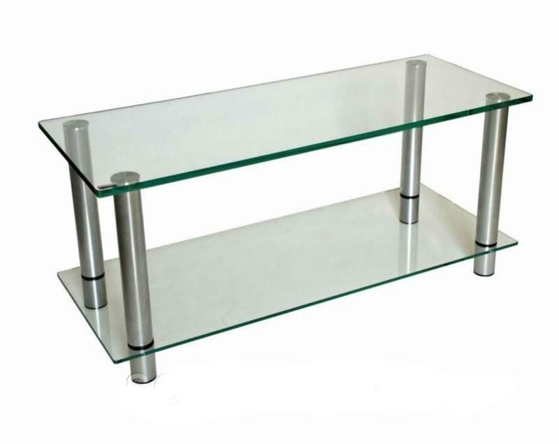 Тумба скляна для TV Бордо 400x850x520 мм БЦ 8/6 мм (24727654)