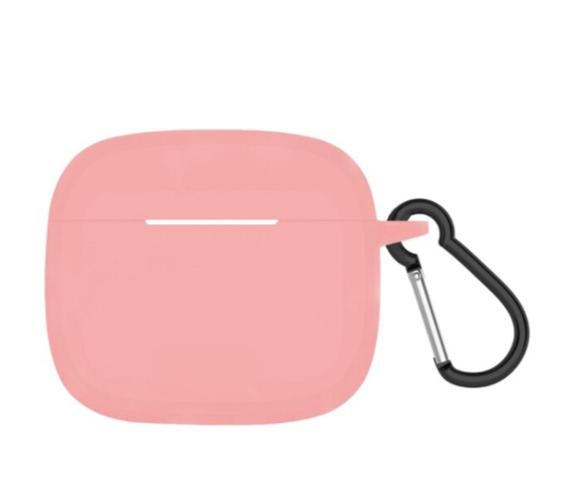 Чохол-накладка DK Silicone Candy Friendly з карабіном для Xiaomi ZMI PurPods Pro Pink (TW100ZM) - фото 2