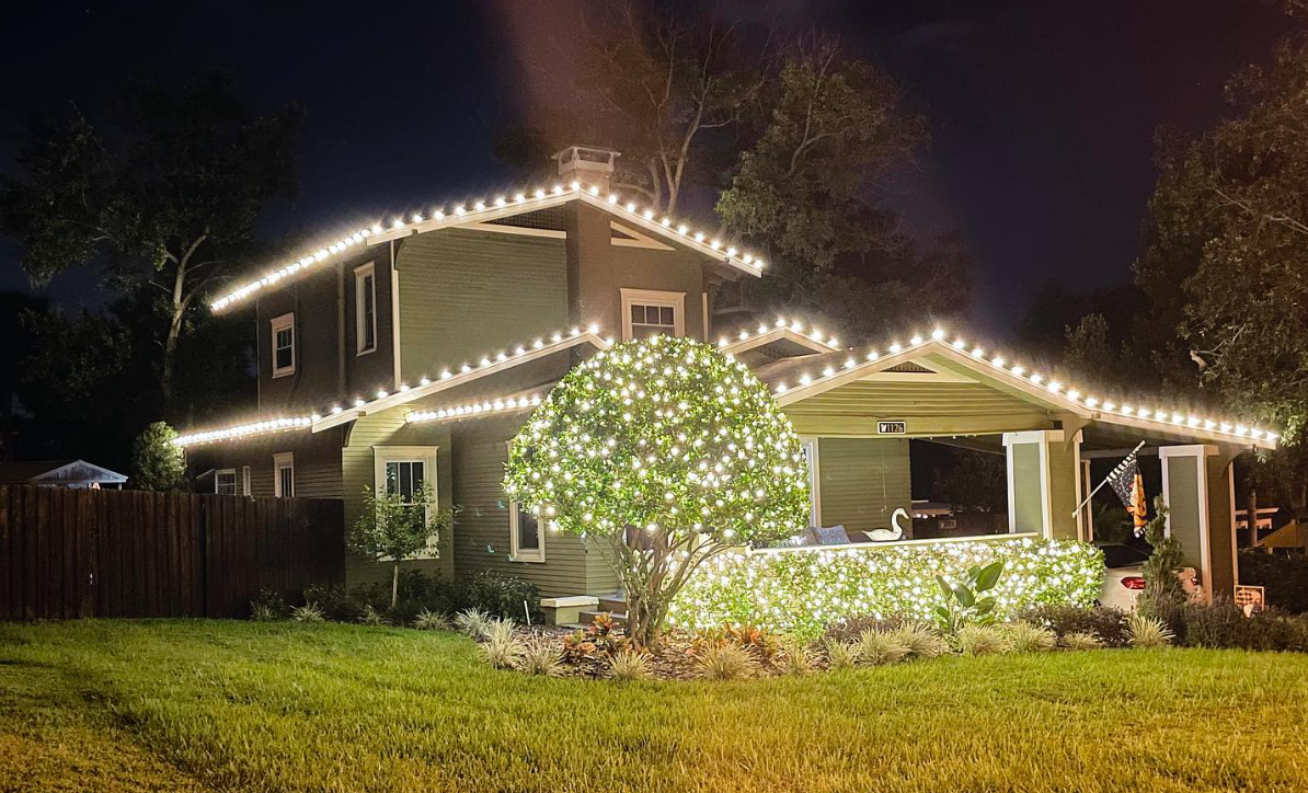 Гірлянда сітка вулична 180LED для садово-паркового дизайну з пультом управління 3х2 м (99435749) - фото 8 Гірлянда сітка вулична 180LED для садово-паркового дизайну з пультом управління 3х2 м (99435749) - фото 8