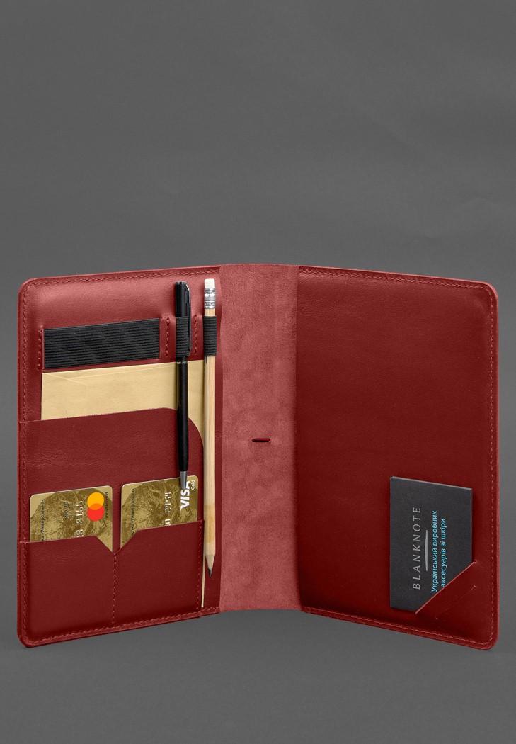 Кожаный блокнот А5 Софт-бук 9.4 Красный (A-028803) - фото 5 Кожаный блокнот А5 Софт-бук 9.4 Красный (A-028803) - фото 5