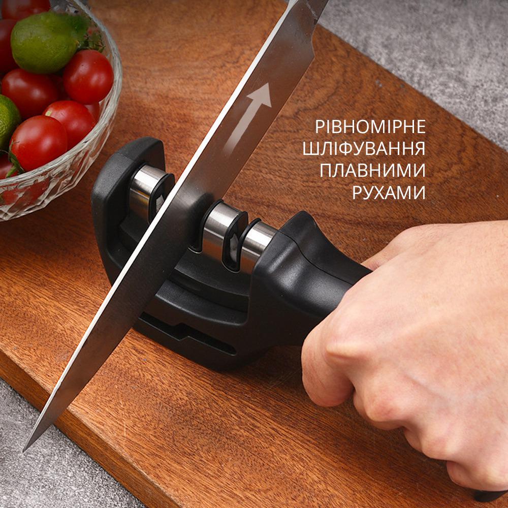 Точилка ручная Knife&Scissors Sharpener для заточки ножей и ножниц (847925-02) - фото 9