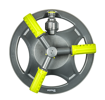 Ороситель 3-рожковый Bradas LIME LINE вращающийся на подставке (LE-6203)