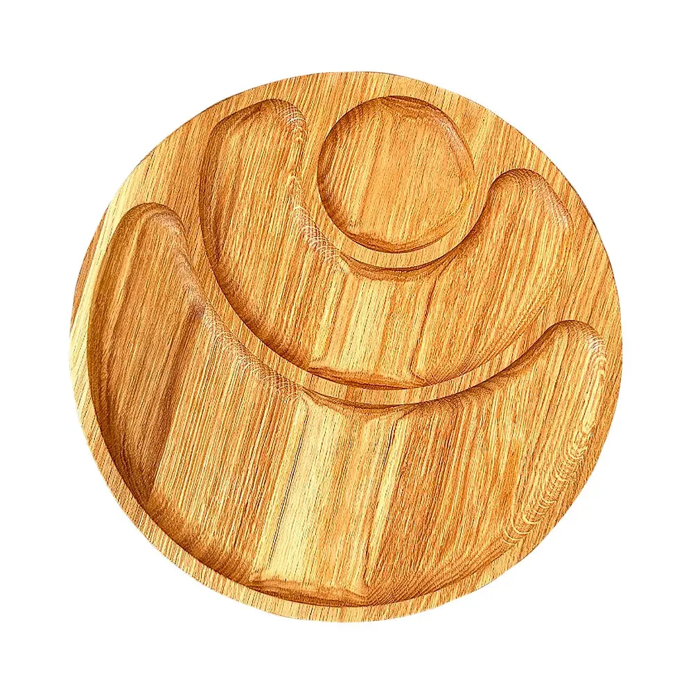 Менажница дубовая 3 секции (1941740267)