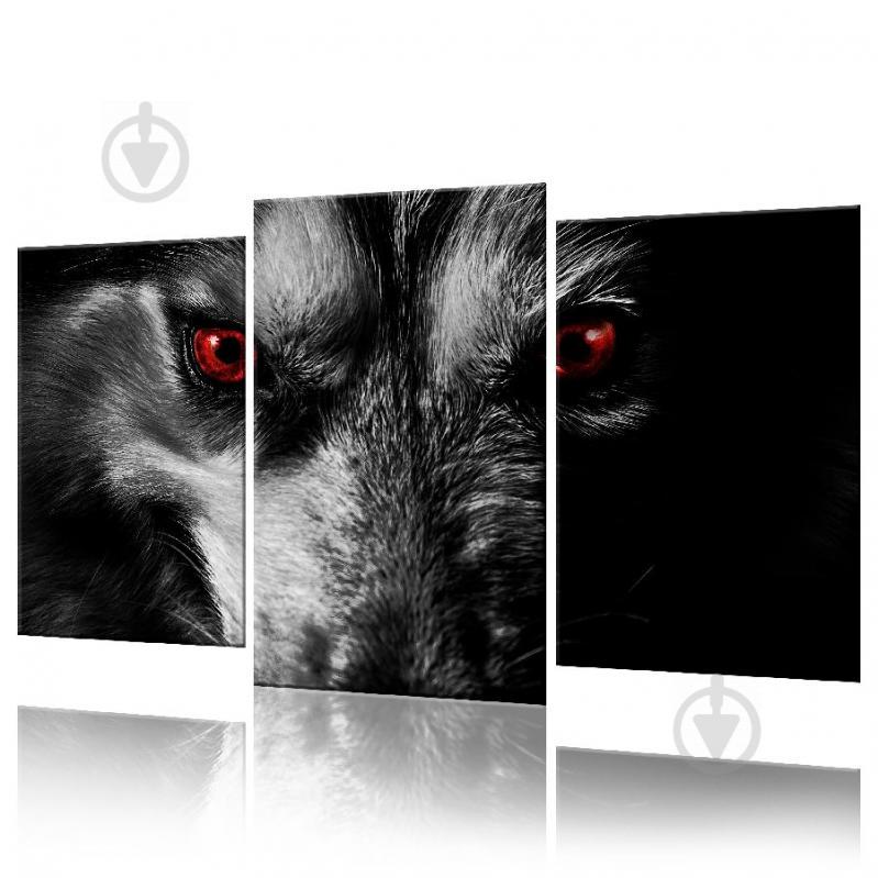 Модульная картина Волк ADJ0023 размер 120 х 180 см