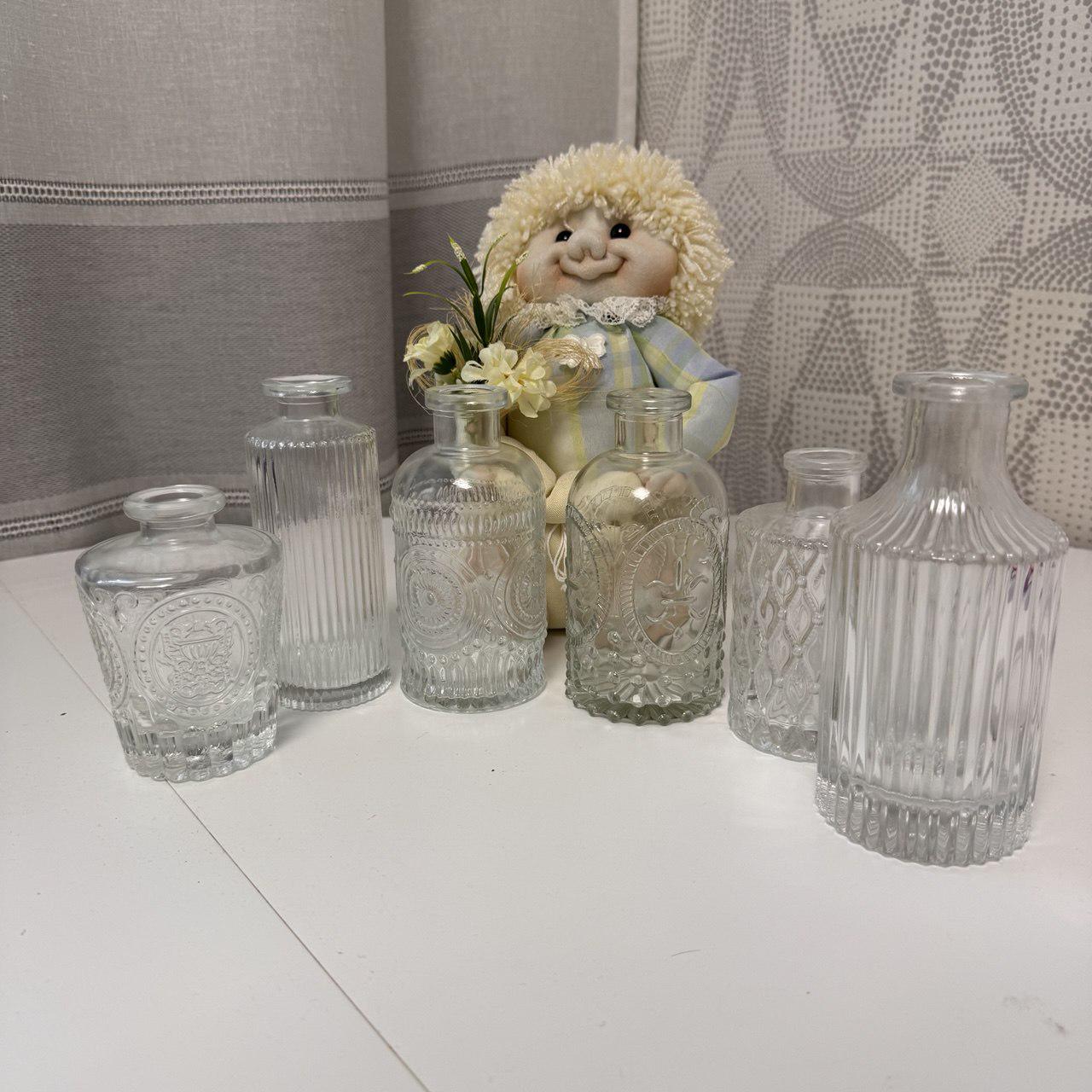 Набір декоративних ваз виконаних під кришталь 6 шт. (AWN-00460) - фото 3 Набір декоративних ваз виконаних під кришталь 6 шт. (AWN-00460) - фото 3