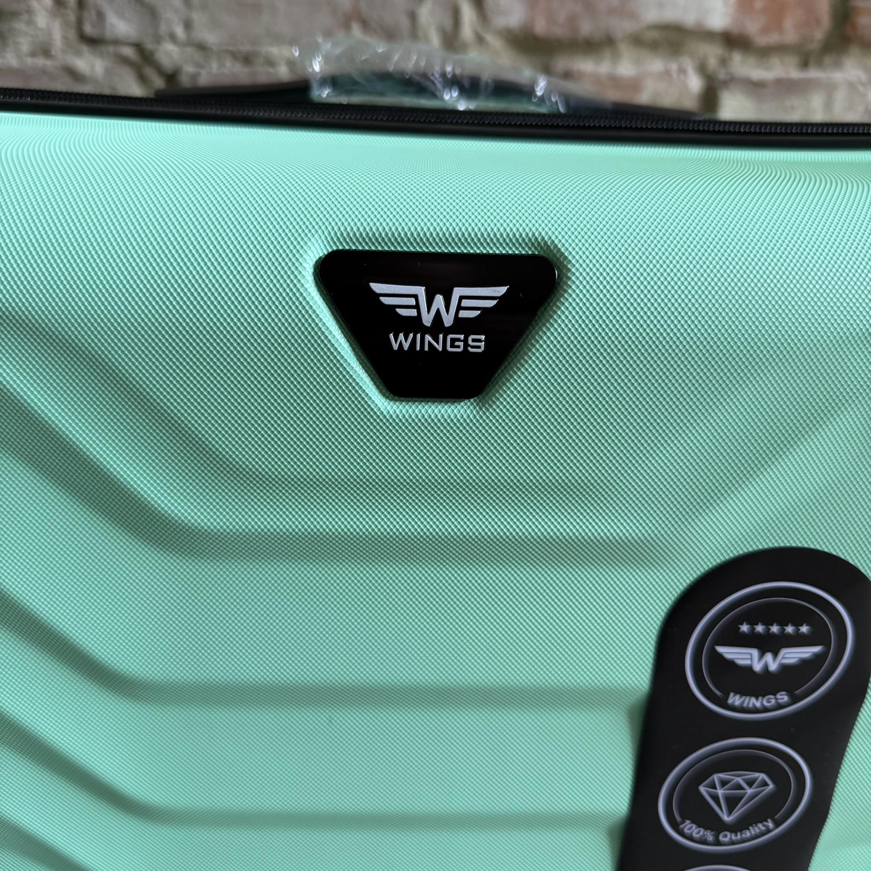 Чемодан Wings PEA01 дорожный М Мятный (26557320) - фото 5