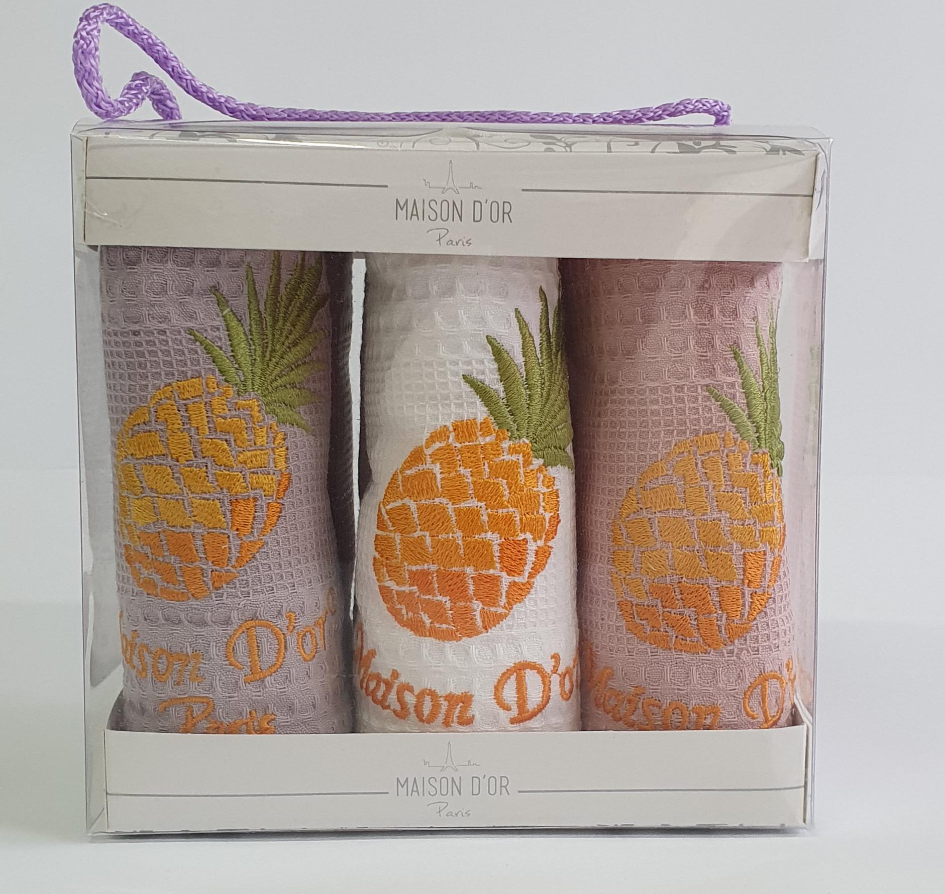 Полотенца Maison D'or 6 шт. Pineapple Coloured (CN3897)