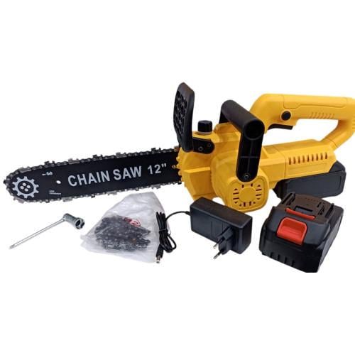 Електропила акумуляторна 0999A/0057 36V 6 Аh з автоматичним мастилом ланцюга 12 d Жовтий (0999A/0057) Електропила акумуляторна 0999A/0057 36V 6 Аh з автоматичним мастилом ланцюга 12 d Жовтий (0999A/0057)