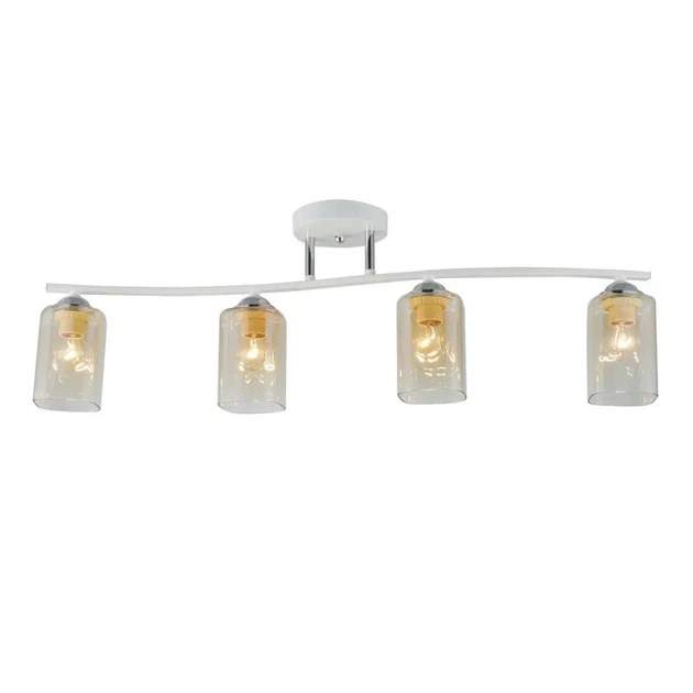 Люстра накладная G 07525/4 Matte White+CR Белый/Хром