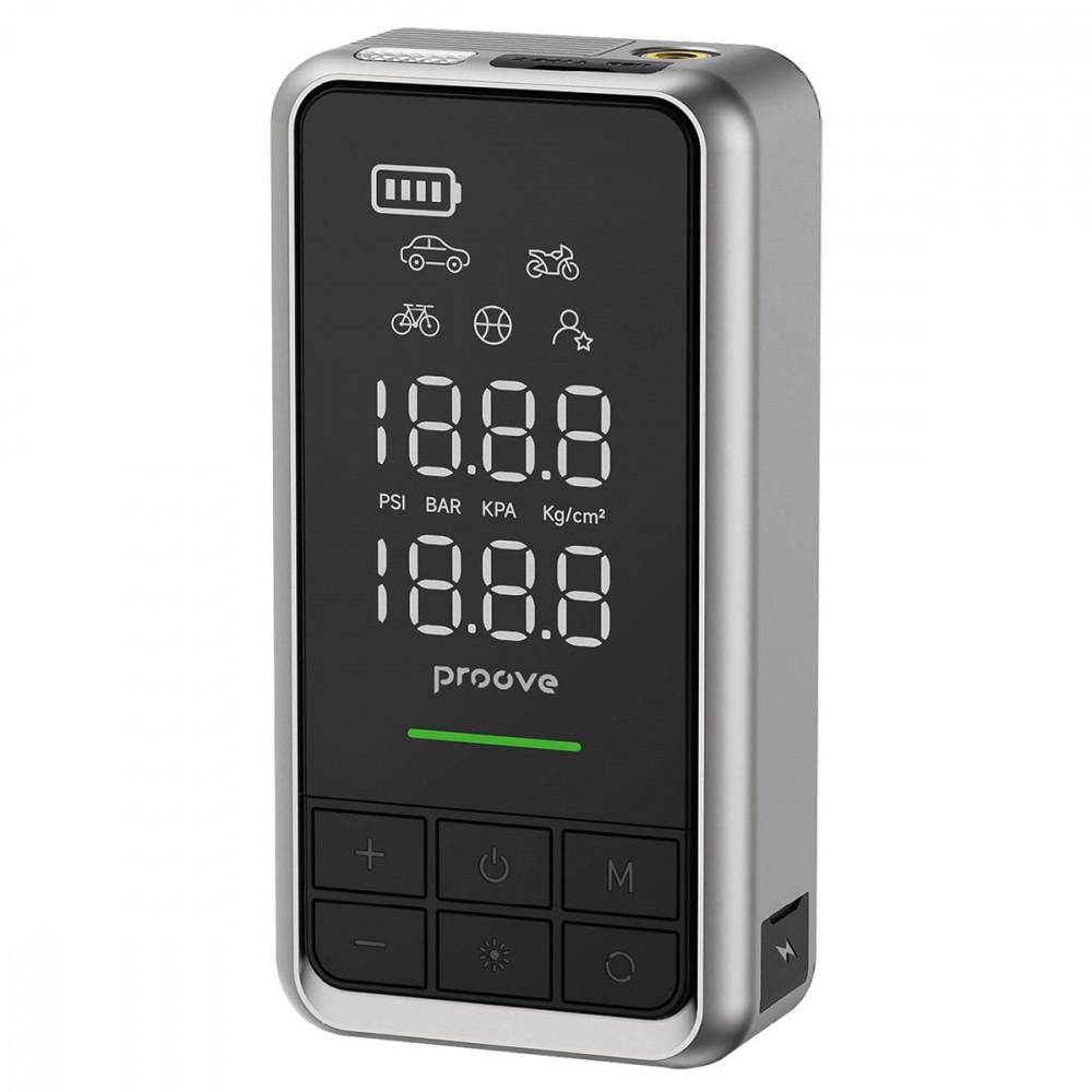 Пусковий Пристрій 2 in 1 + Насос Proove Air Jump 10400mAh 1000A Gray