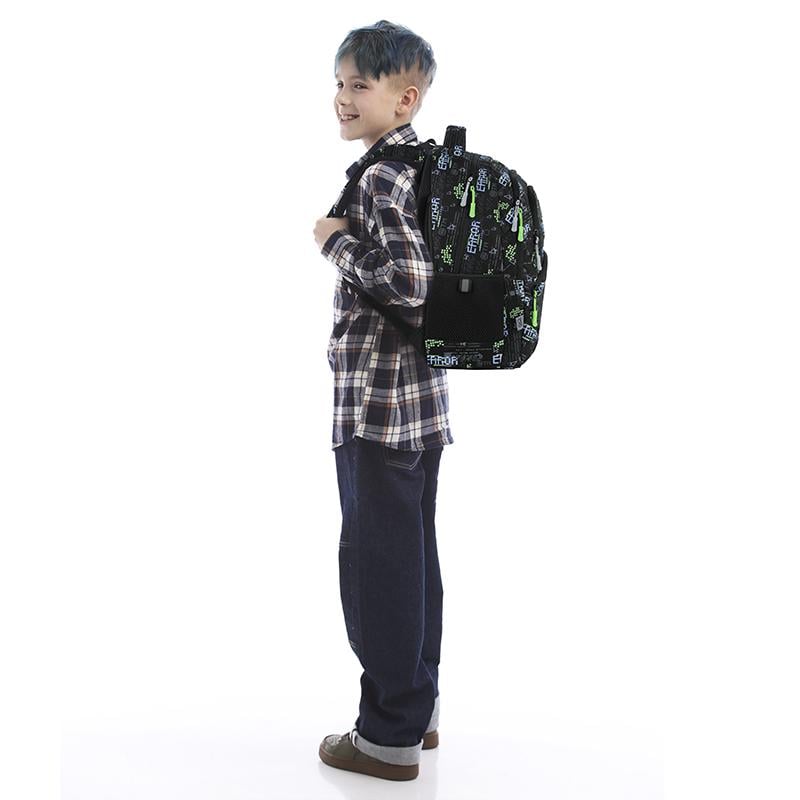 Школьный рюкзак GoPack Education GO25-175M-7 Error с анатомической спинкой (995128) - фото 4 Школьный рюкзак GoPack Education GO25-175M-7 Error с анатомической спинкой (995128) - фото 4