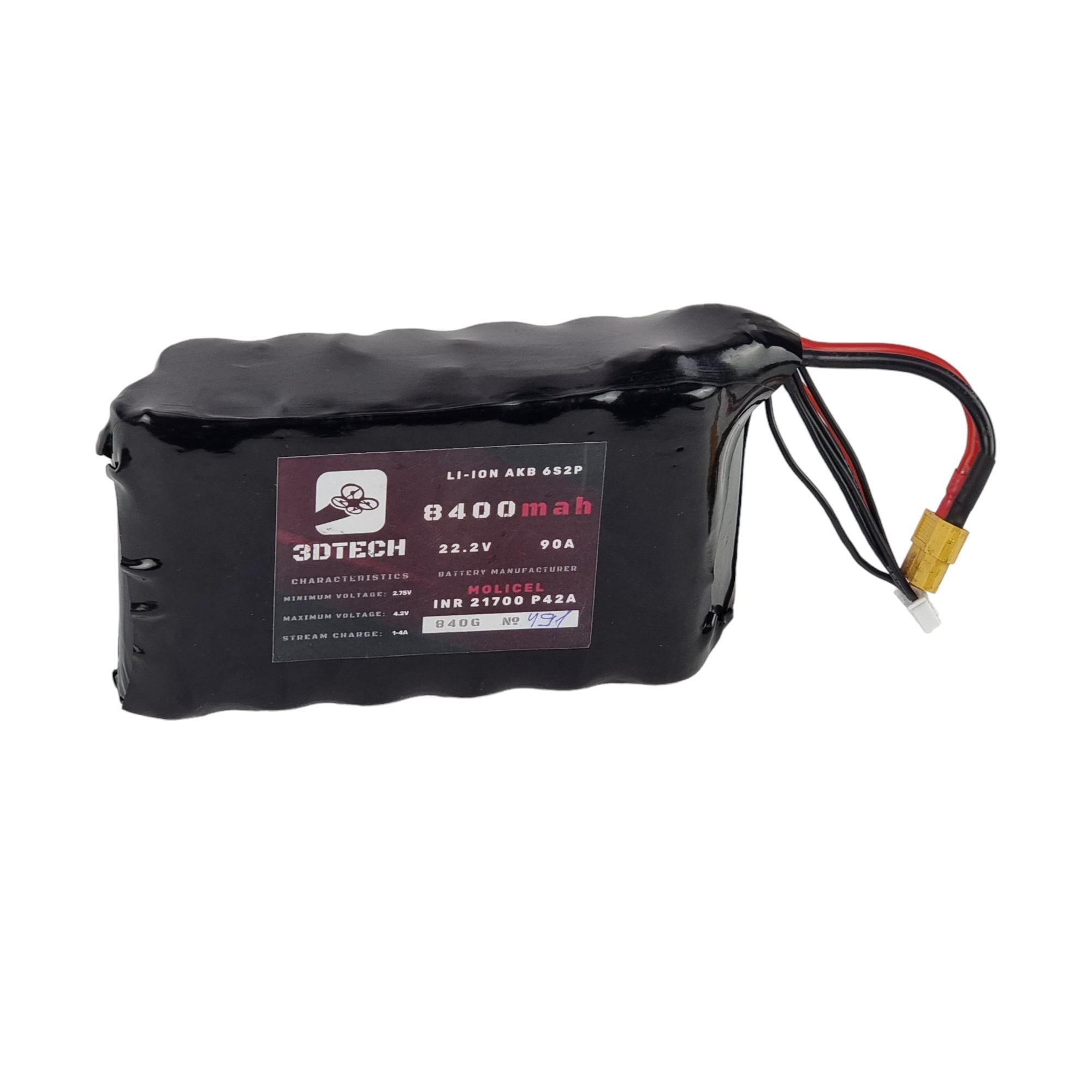 Аккумулятор для дрона 3Dtech 6S2P 8400 mAh Li-Ion (2198400)