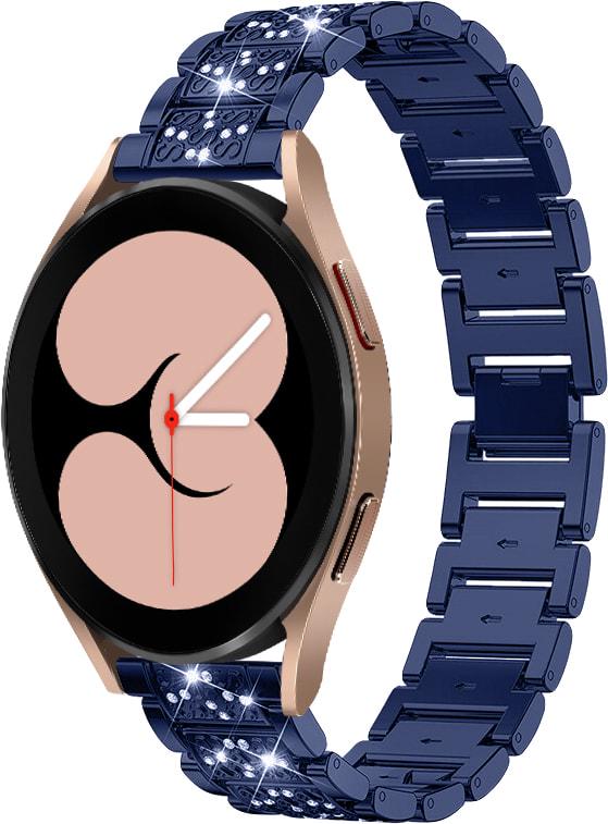 Браслет металлический Glam для Galaxy Watch 4 40 мм Blue (32790-28)