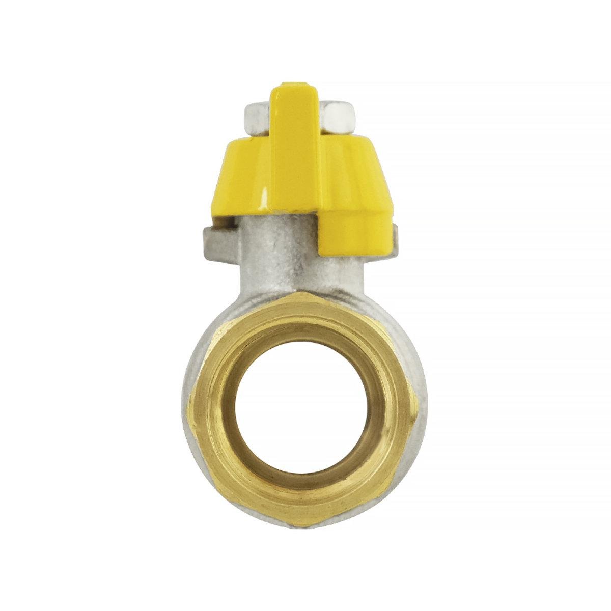 Кран кульовий Raftec PN40 ВВ 1/2 метелик Yellow (SW-52350) - фото 4 Кран кульовий Raftec PN40 ВВ 1/2 метелик Yellow (SW-52350) - фото 4