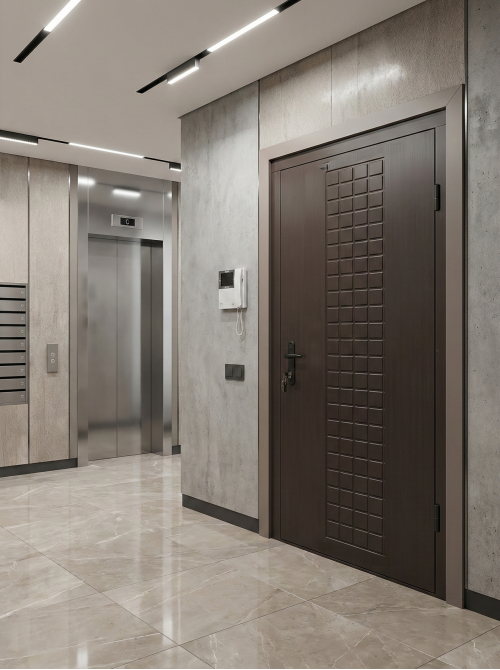 Двері вхідні праві MSM Вулкан МДФ/МДФ 2050х960 мм Венге темний - фото 2 Двері вхідні праві MSM Вулкан МДФ/МДФ 2050х960 мм Венге темний - фото 2