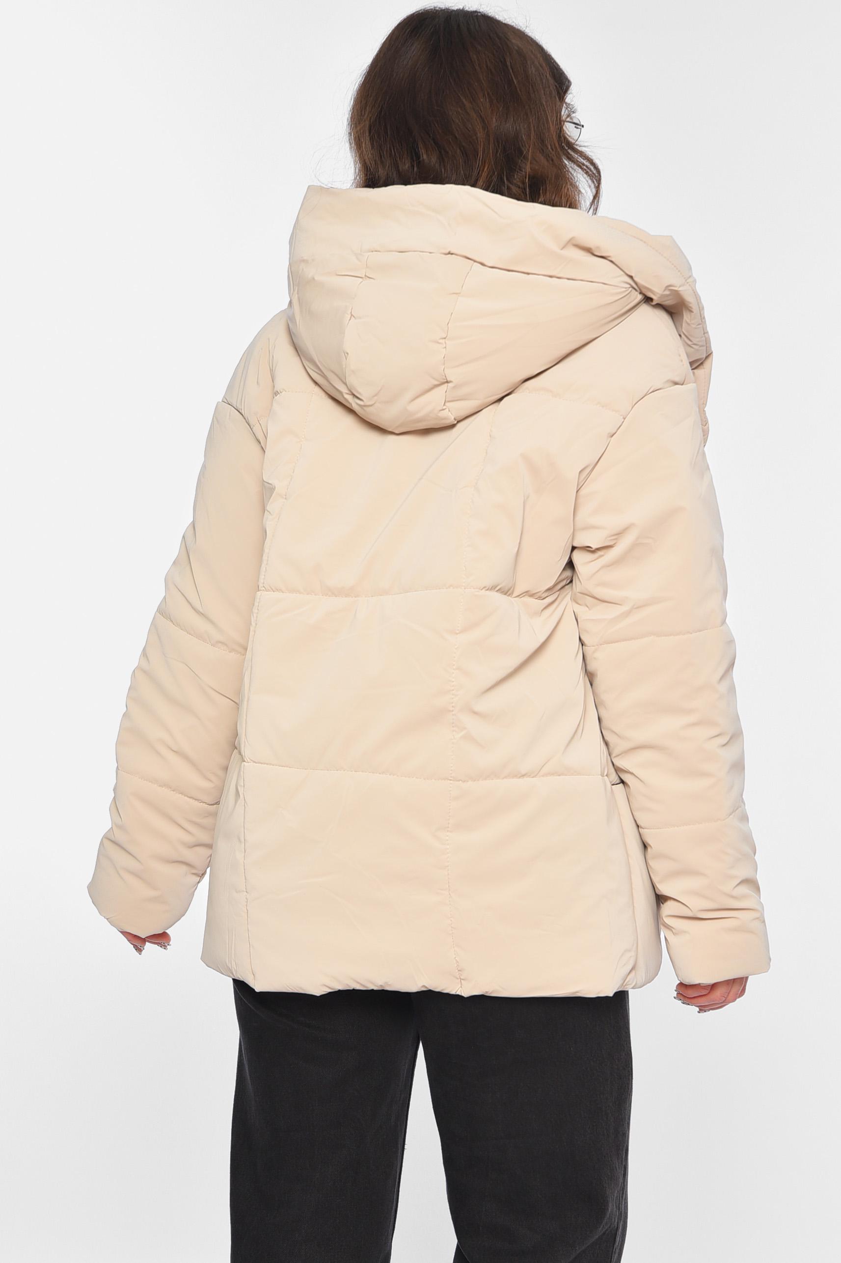 Куртка женская демисезонная M Бежевый (196423) - фото 3 Куртка женская демисезонная M Бежевый (196423) - фото 3
