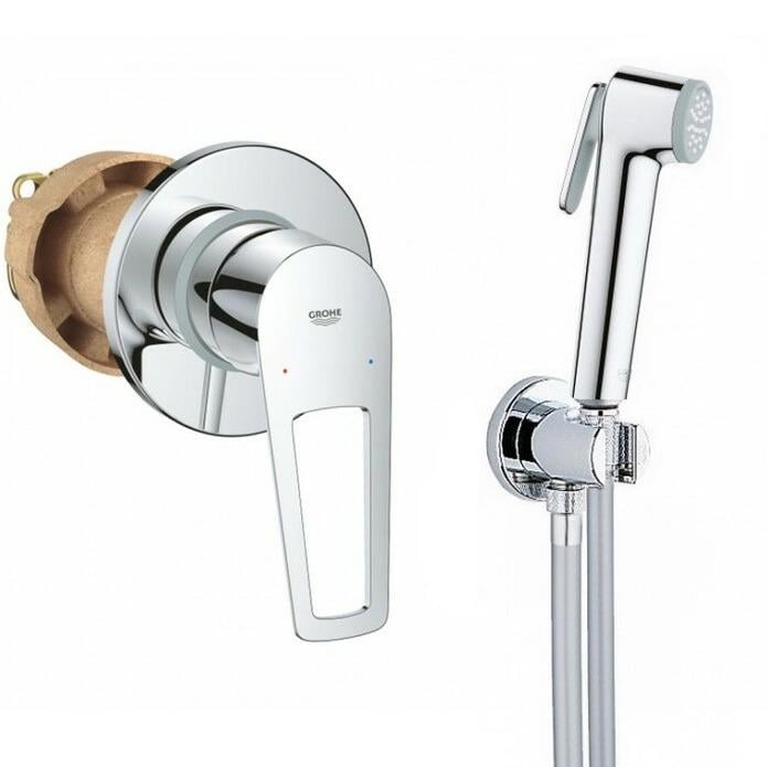 Смеситель для гигиенического душа Grohe BauLoop скрыт UA11104201U Хром (194536)