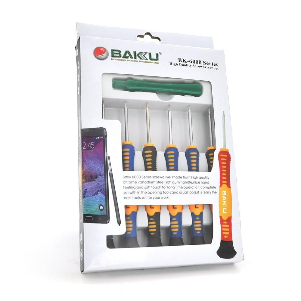 Набор инструментов BAKKU BK-6000 с отвертками и пинцетами (DR011174)