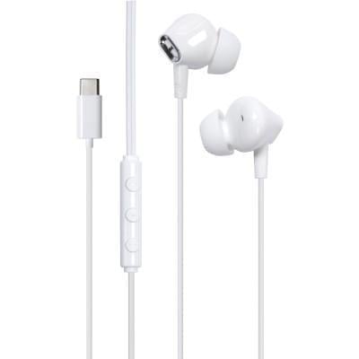 Навушники Vention Echo Lite USB-C In-Ear Wired White (GBBWAV)