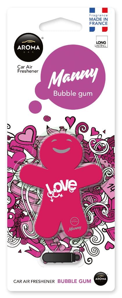 Ароматизатор Aroma Car Manny Bubble Gum (29511)