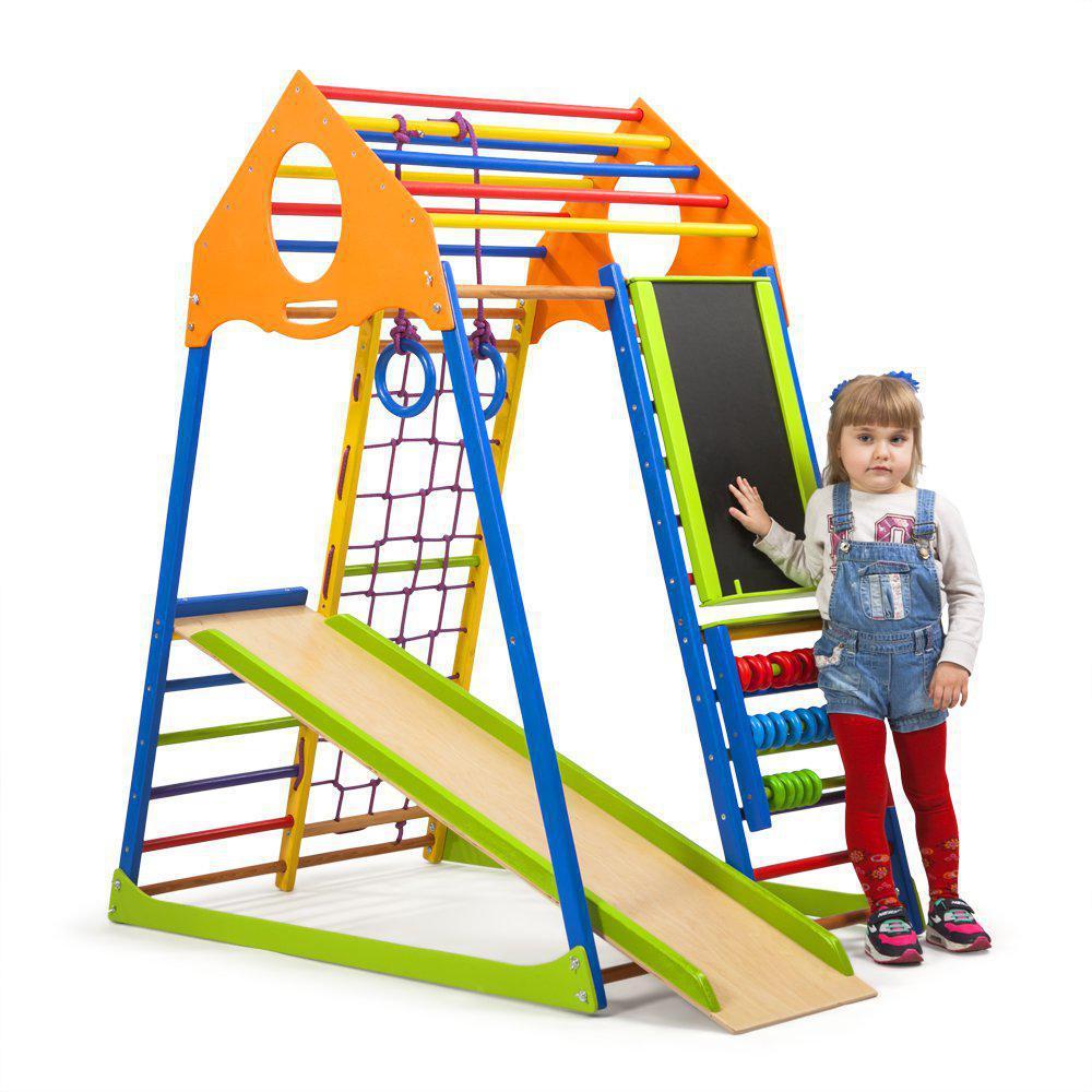 Детский спортивный комплекс SportBaby KindWood Color Plus (KindWood-Color-Plus-4)