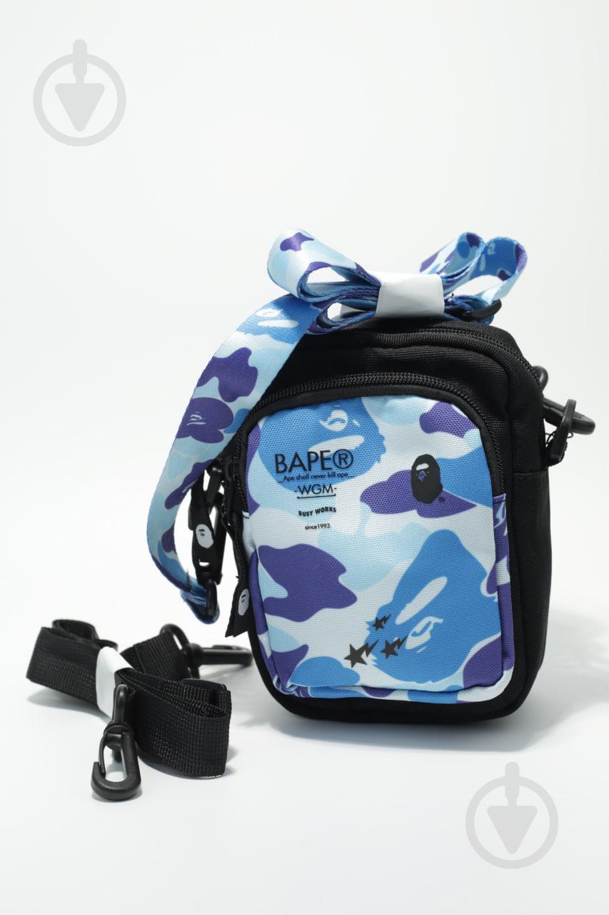 Сумка через плече Bape унісекс Синій (IF-00000013)