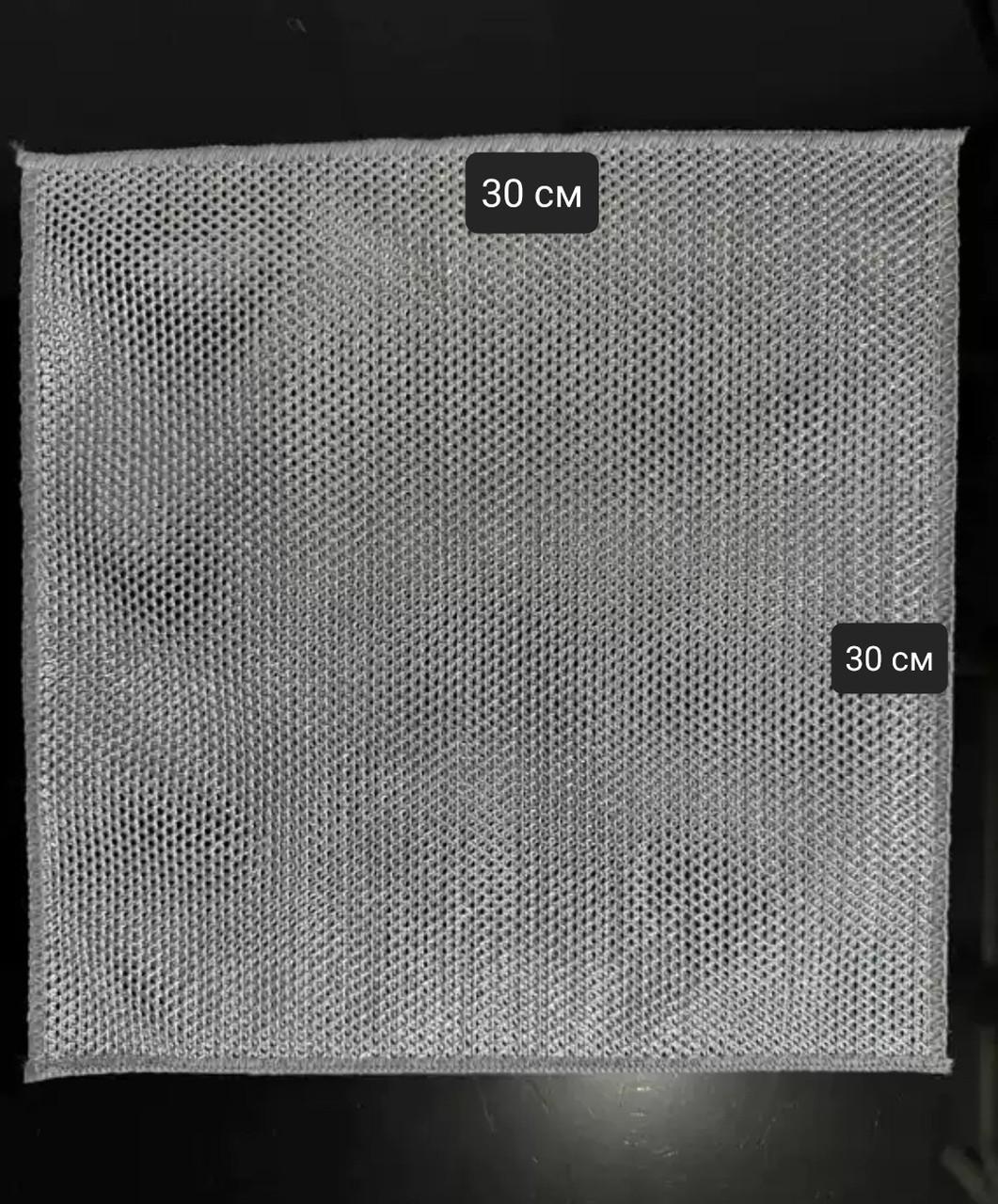 Серветка подвійна металева багаторазова 30х30 см 3 шт. (2401740192) - фото 3