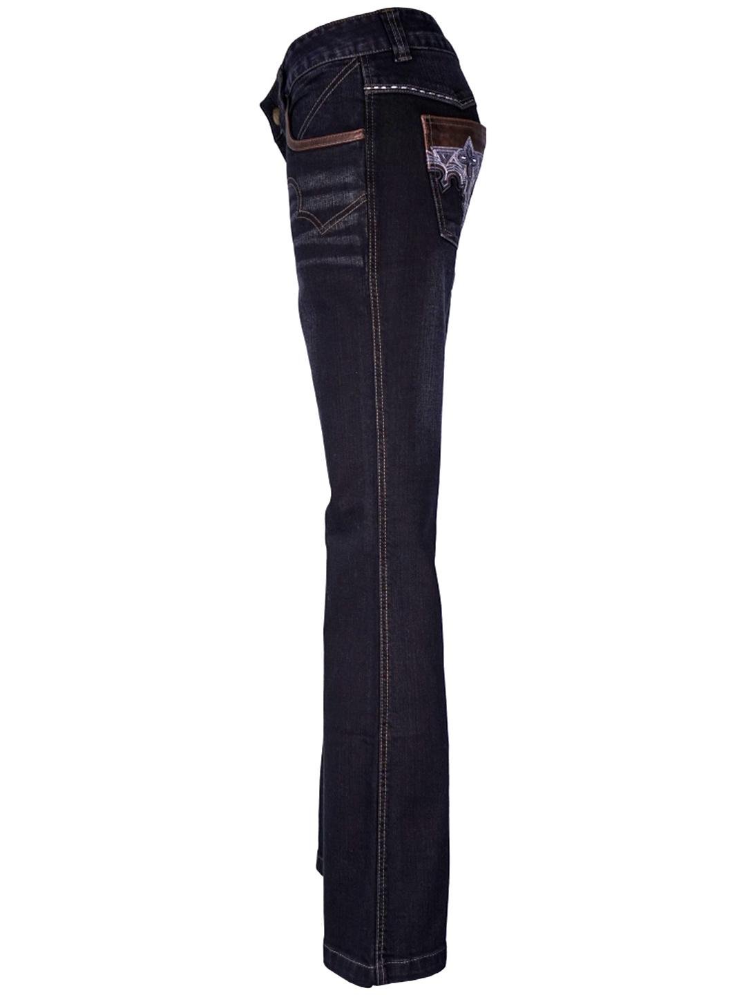 Джинси жіночі вінтажні 6th Avenue AV-314 р. 42 Чорний (AV-314-42) - фото 9