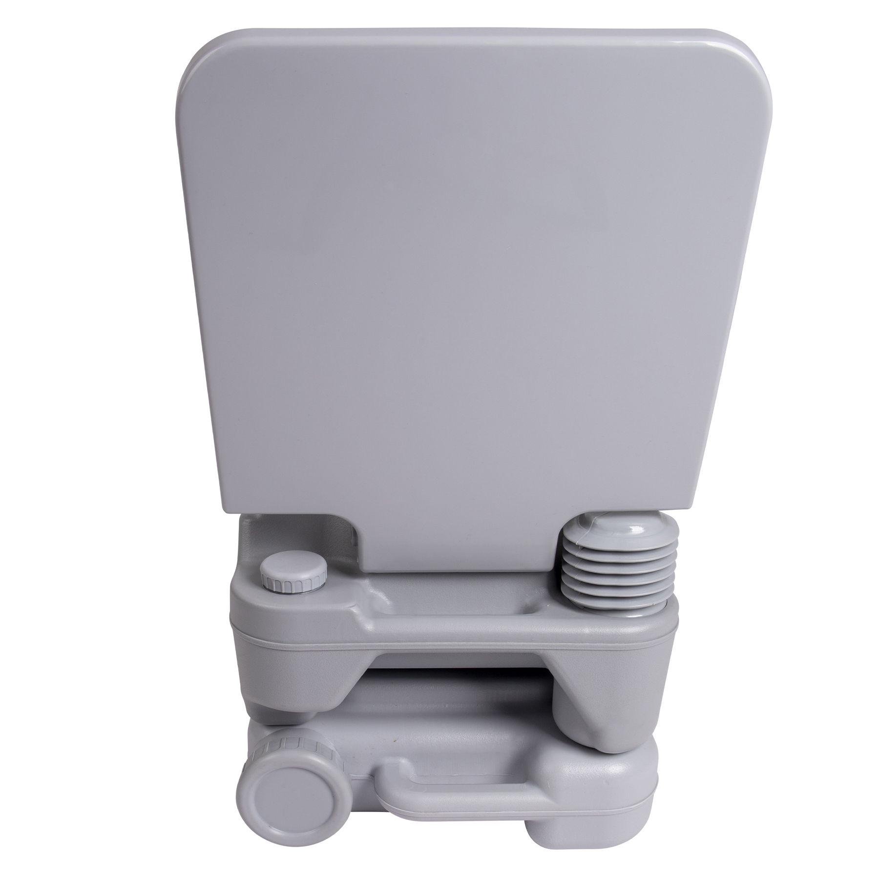 Биотуалет Bo-Camp Portable Toilet Flush 10 Liters Grey (5502825) - фото 4