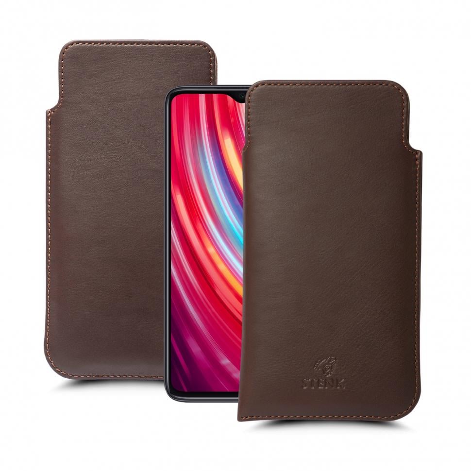 Футляр Stenk Elegance для Xiaomi Redmi Note 8 Pro Коричневый (64244)