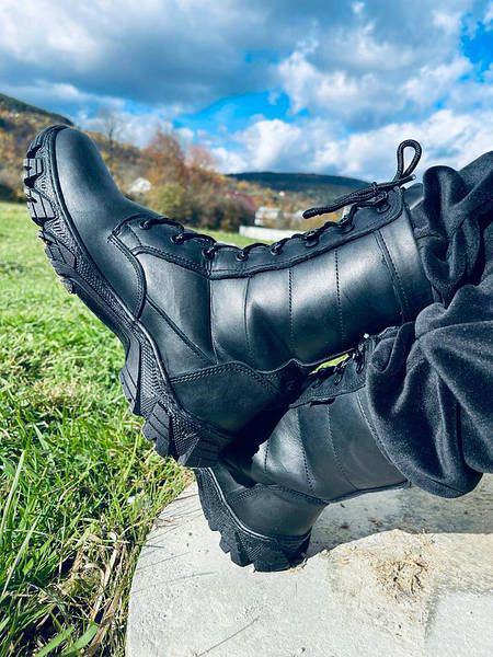 Берці зимові шкіряні TERMIN BLACK МЕХ на євро овчині р. 46 Чорний (s17656) - фото 4 Берці зимові шкіряні TERMIN BLACK МЕХ на євро овчині р. 46 Чорний (s17656) - фото 4