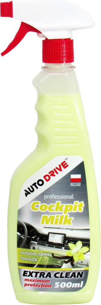 Поліроль молочко для пластику Auto Drive ваніль 500 мл (AD0052)